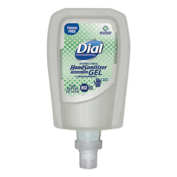 Dial® Professional Antibacterial Gel Hand Sanitizer Refill For Fit Touch Free Dispenser, 1.2 L Bottle, Fragrance-free, 3-carton freeshipping - TVN Wholesale